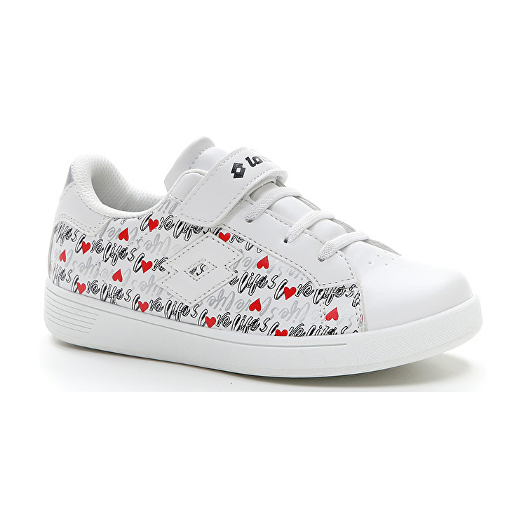 Lotto 1973 Evo Amf Iii Love Cl Sl Sneakers White / Black / Red | YRN6POC5