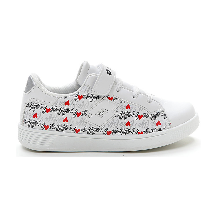 Lotto 1973 Evo Amf Iii Love Cl Sl Sneakers White / Black / Red | YRN6POC5