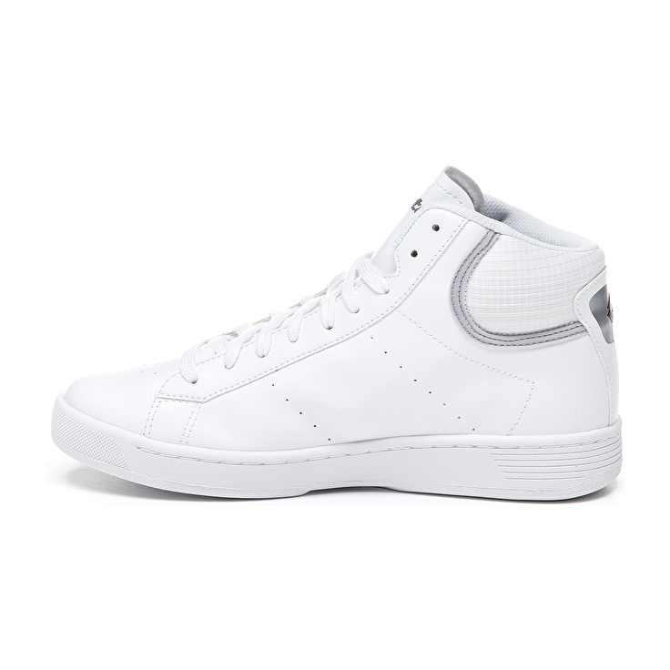 Lotto 1973 Evo Mid Metal W Lifestyle Shoes White / Silver | JZLATU58