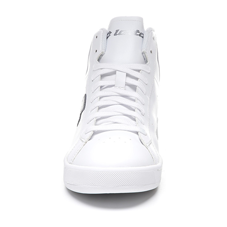 Lotto 1973 Evo Mid Metal W Lifestyle Shoes White / Silver | JZLATU58