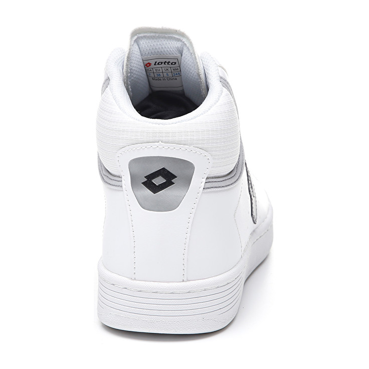 Lotto 1973 Evo Mid Metal W Lifestyle Shoes White / Silver | JZLATU58