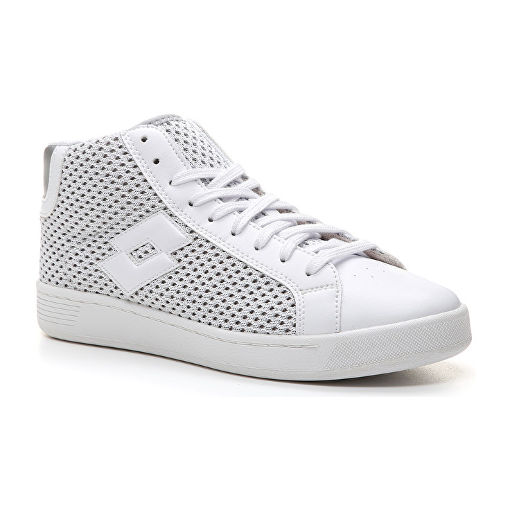 Lotto 1973 Mid Iv Net W Lifestyle Shoes White | MD7A8FKQ