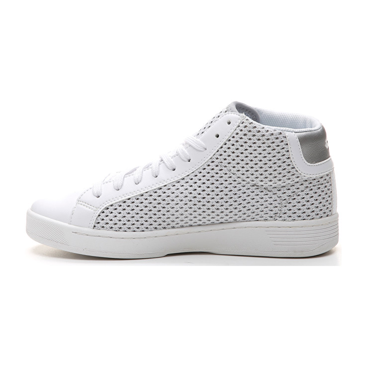 Lotto 1973 Mid Iv Net W Lifestyle Shoes White | MD7A8FKQ