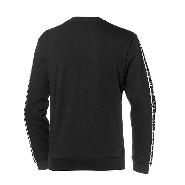 Lotto Athletica Classic Ii Sweat Rn Ft Sweatshirt Black | DDWMBNOT