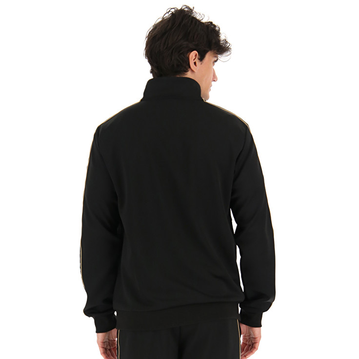 Lotto Athletica Classic Iv Sweat Fz Pl Sweatshirt Black | ZYAZFWM4