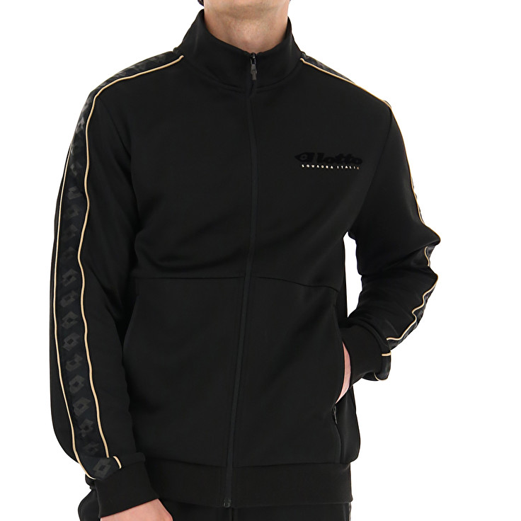 Lotto Athletica Classic Iv Sweat Fz Pl Sweatshirt Black | ZYAZFWM4