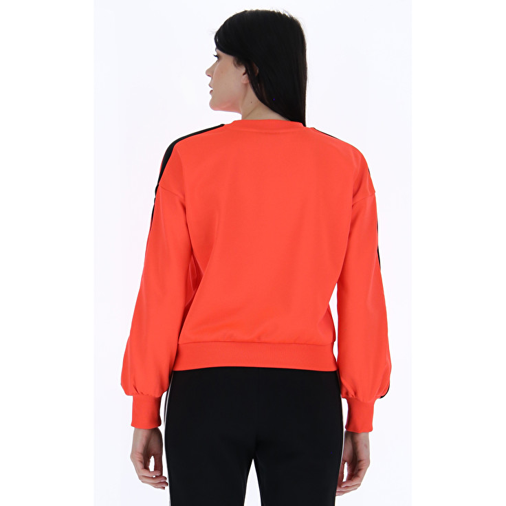 Lotto Athletica Classic W Iii Sweat Rn Ft Sweatshirt Red | DPW3ULYS