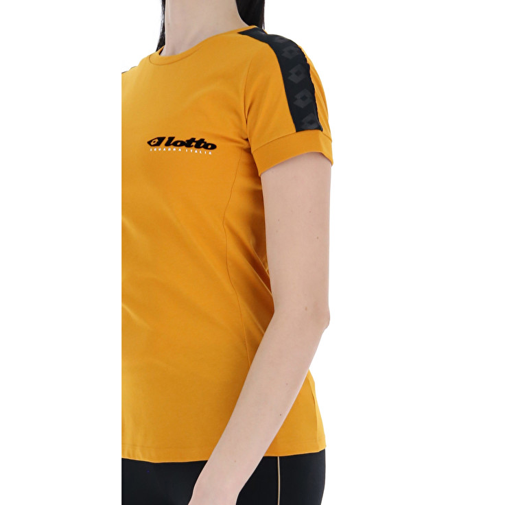 Lotto Athletica Classic W Iv Js T Shirts Yellow | UCVFIYM5