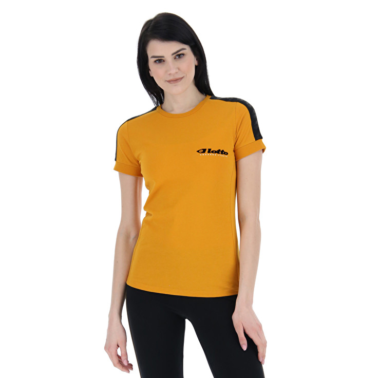 Lotto Athletica Classic W Iv Js T Shirts Yellow | UCVFIYM5