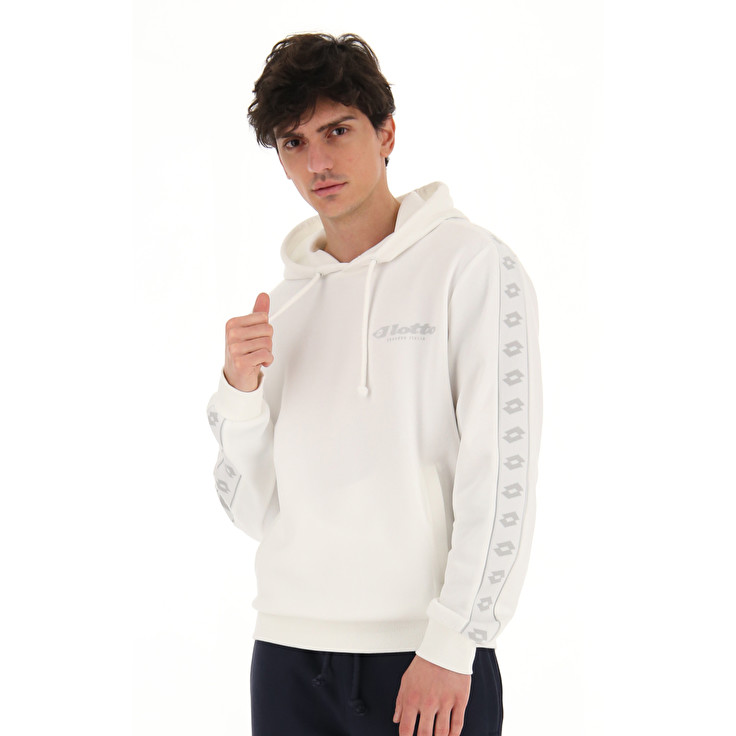 Lotto Athletica Due Iv Sweat Hd Pl Sweatshirt White | 90UZBE8I