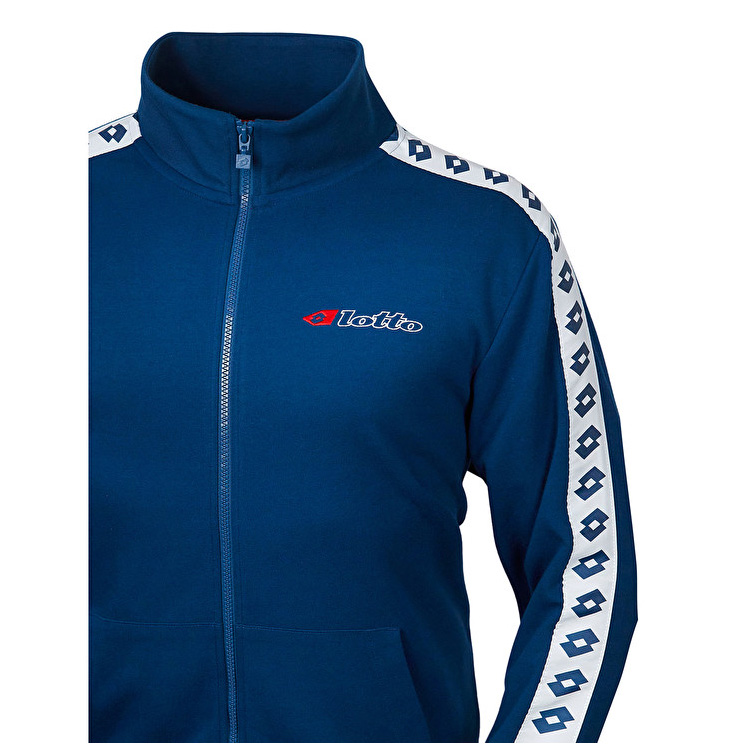 Lotto Athletica Due Sweat Fz Pl Sweatshirt Blue | 4ZYKOM1Z