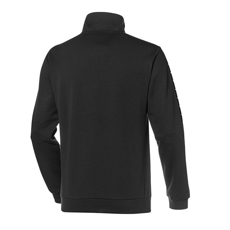 Lotto Athletica Due Sweat Fz Pl Sweatshirt Black | FR2N3RZU