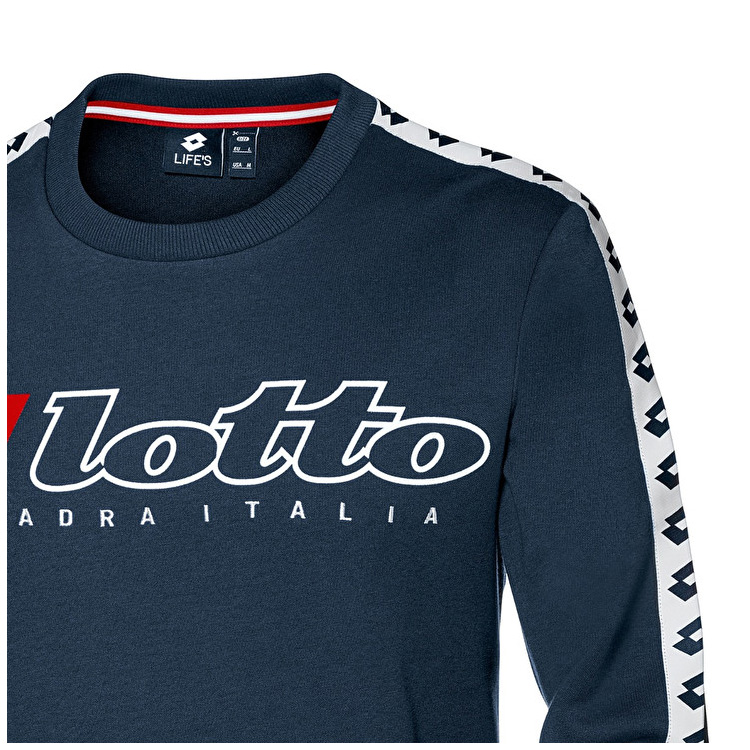 Lotto Athletica Due Sweat Sweatshirt Blue | JYZZSLDO