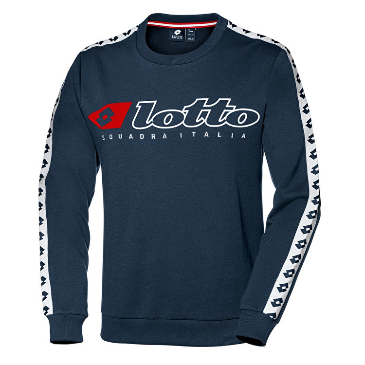 Lotto Athletica Due Sweat Sweatshirt Blue | JYZZSLDO