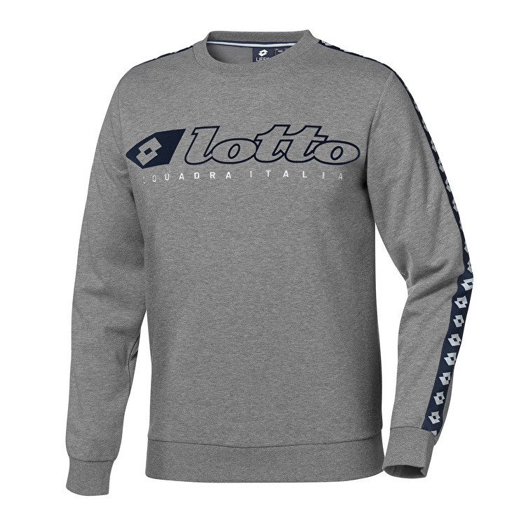 Lotto Athletica Due Sweat Sweatshirt Grey | QYOD7KLP