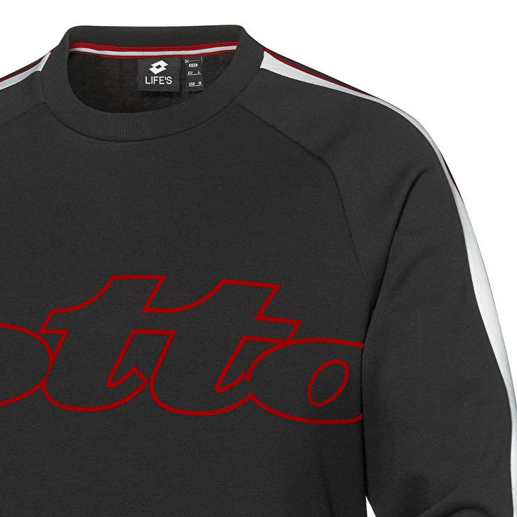 Lotto Athletica Ii Sweat Stp Rn Pl Sweatshirt Black | 2AOVWERC