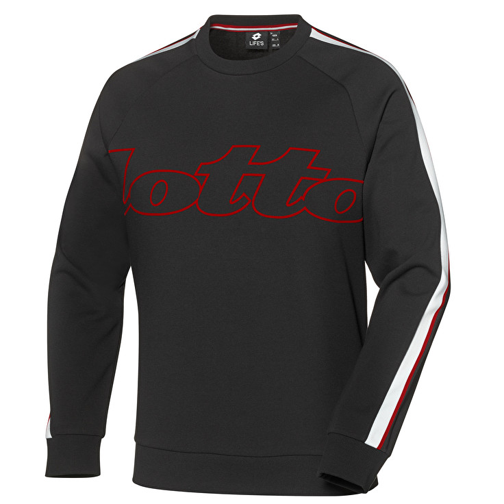 Lotto Athletica Ii Sweat Stp Rn Pl Sweatshirt Black | 2AOVWERC