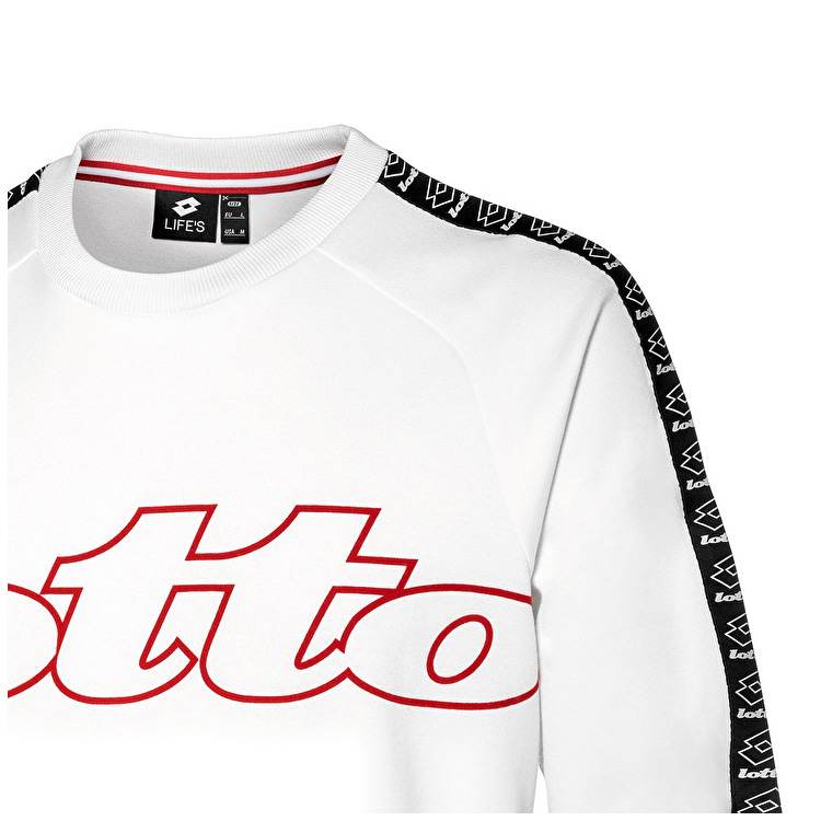 Lotto Athletica Ii Sweat Sweatshirt White | OYIXAWQK