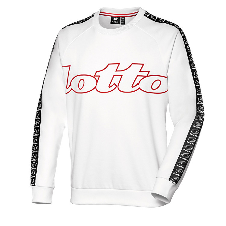 Lotto Athletica Ii Sweat Sweatshirt White | OYIXAWQK