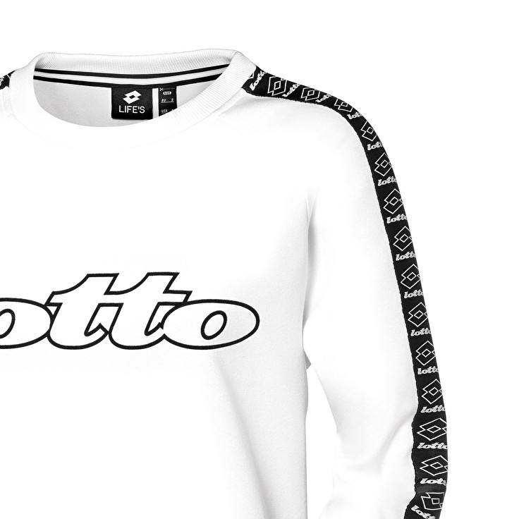 Lotto Athletica Ii Sweat W Sweatshirt White | UWBHYGJA