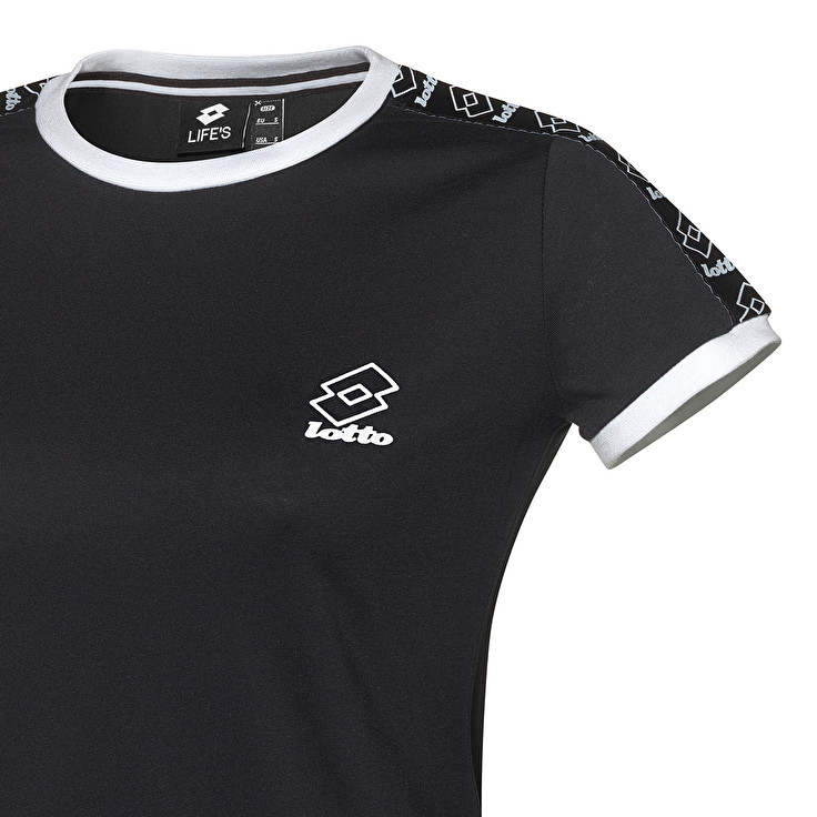 Lotto Athletica Ii W T Shirts Black | BK5WLUSG