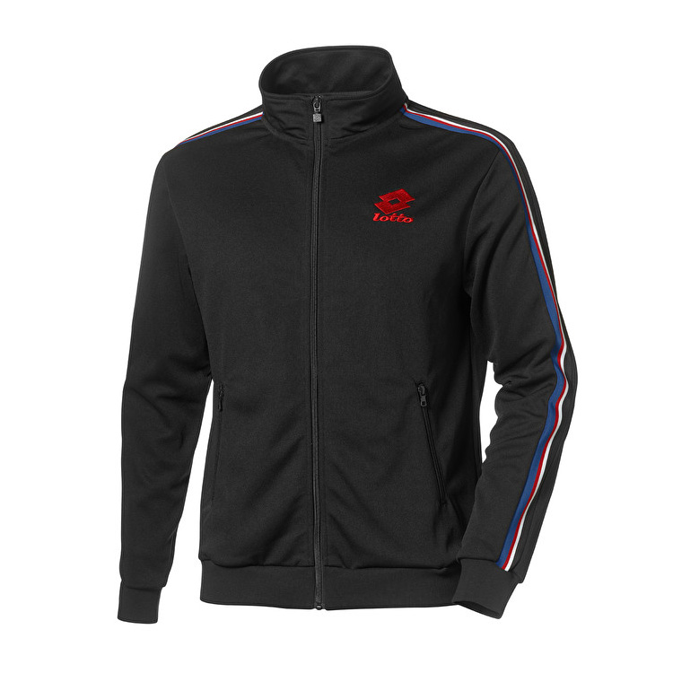 Lotto Athletica Iii Sweat Fz Stp Pl Sweatshirt Black | VI65HIBL