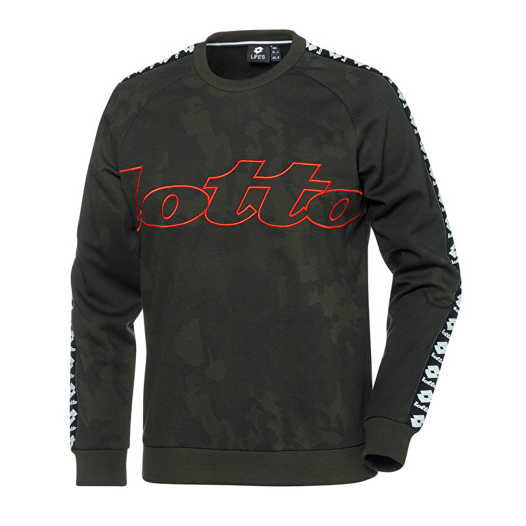 Lotto Athletica Iii Sweat Sweatshirt Black | RYHN5GLF