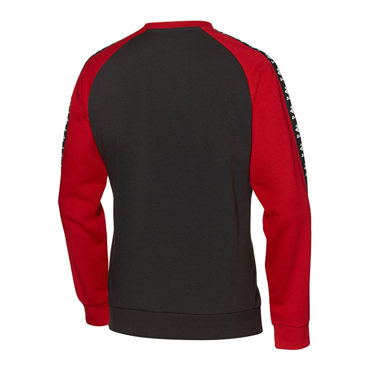 Lotto Athletica Iii Sweat Sweatshirt Black / Red | SBW5U6GC