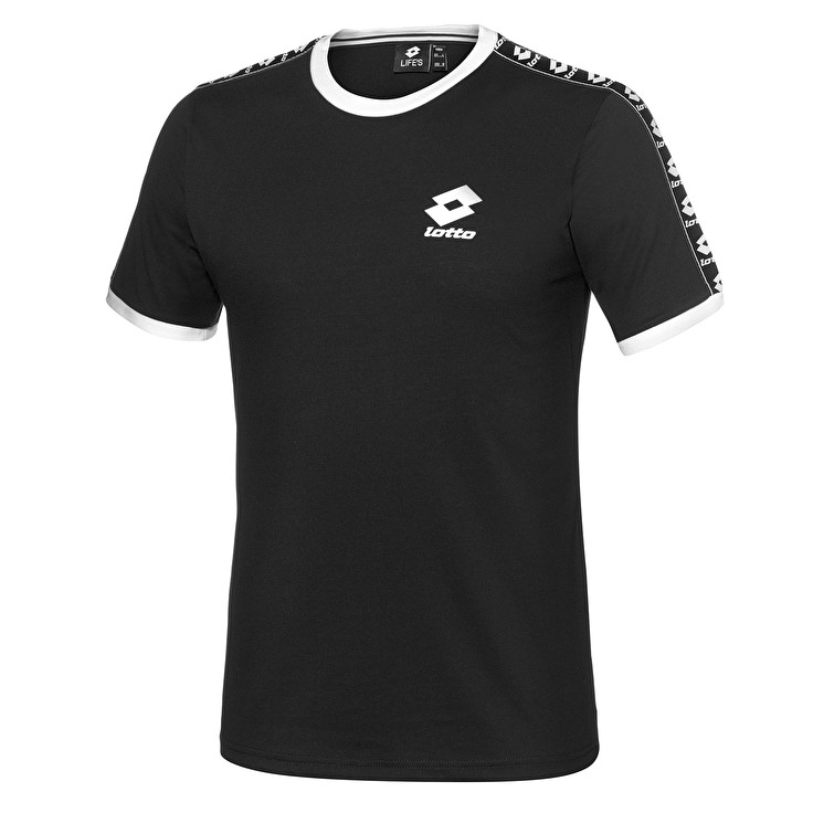 Lotto Athletica Js T Shirts Black | KM5BZG30