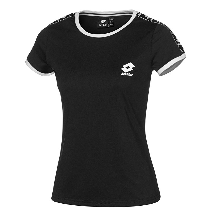 Lotto Athletica Js W T Shirts Black | 9KZ4FB7V