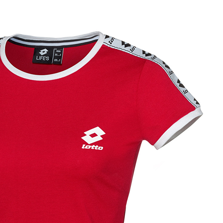 Lotto Athletica Js W T Shirts Red | ZGXVADTP