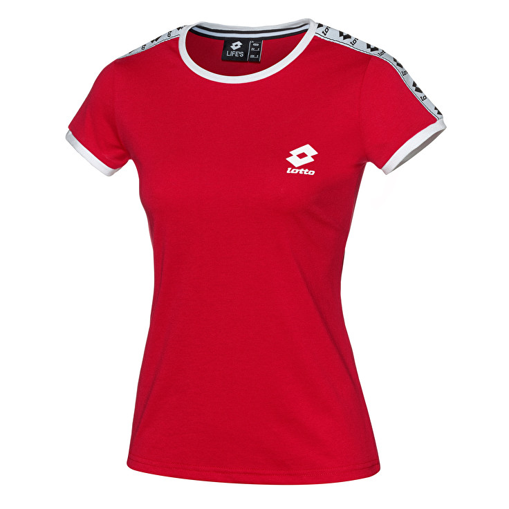 Lotto Athletica Js W T Shirts Red | ZGXVADTP