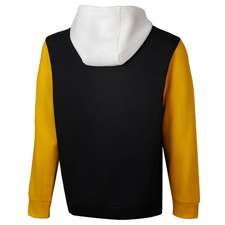 Lotto Athletica Lg Sweat Hd Fl Sweatshirt Black / White / Yellow | Q50HS7OA