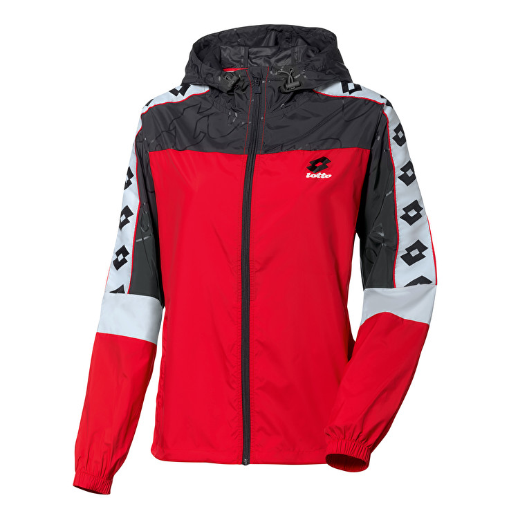 Lotto Athletica Prime W Jackets Red / Black | TWSHTVYE