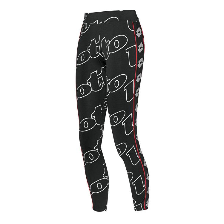 Lotto Athletica Prime W Leggings Black | 2NYEDYFV