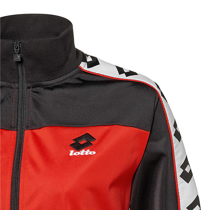 Lotto Athletica Prime W Sweat Sweatshirt Red / Black | GXZVD0OQ