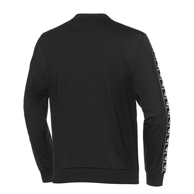 Lotto Athletica Sweat Rn Sweatshirt Black | VLGF2MRS