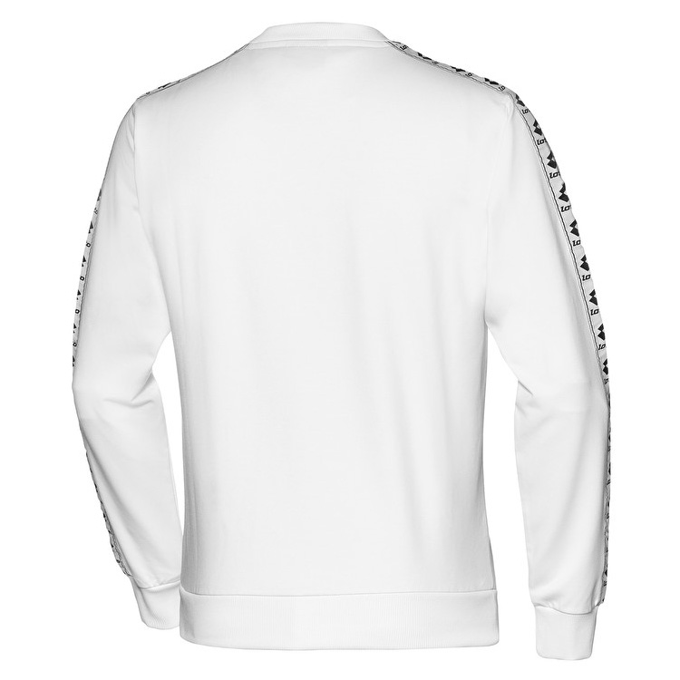 Lotto Athletica Sweat Rn Sweatshirt White | 2DF3GZSK