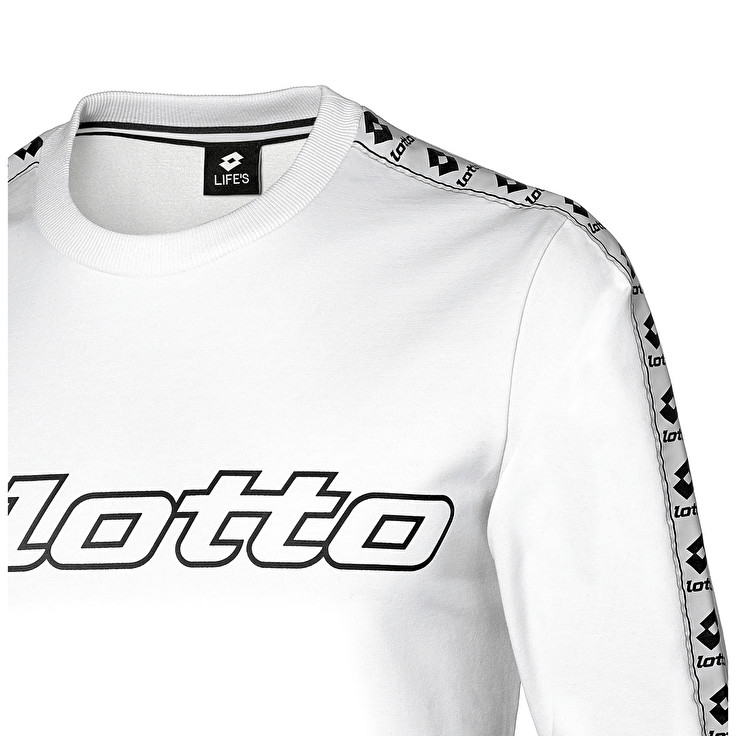 Lotto Athletica Sweat Rn Tracksuits White | 7NERW6GE