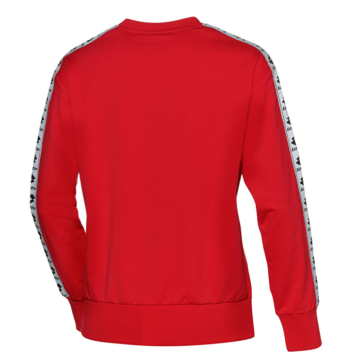 Lotto Athletica Sweat Rn W Sweatshirt Red / White | KJJ7B5EA