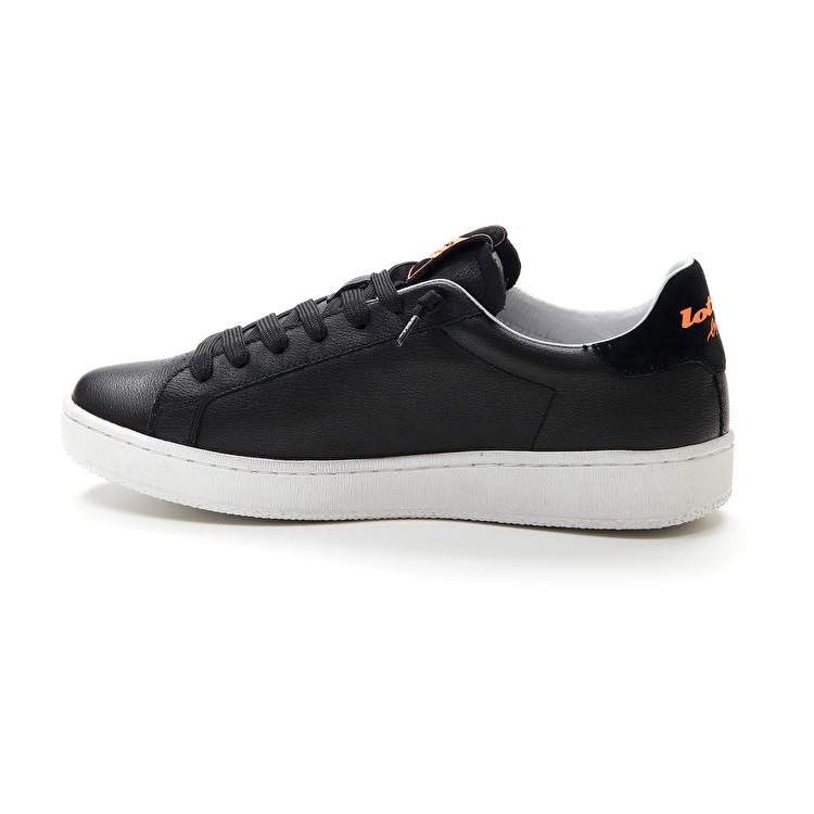 Lotto Autograph Block Sneakers Black / Orange | D7TAQXOT