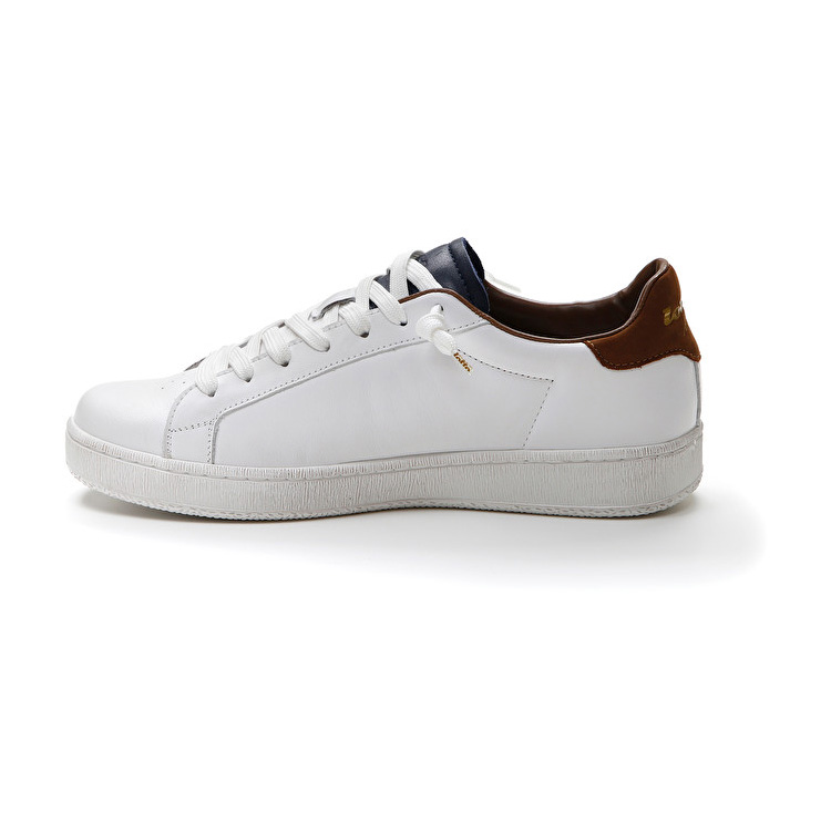 Lotto Autograph Block Sneakers White / Blue / Brown | CVZRAAZ7