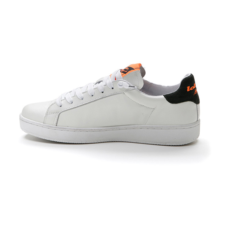 Lotto Autograph Block Sneakers White / Orange / Green | T84CUPCO