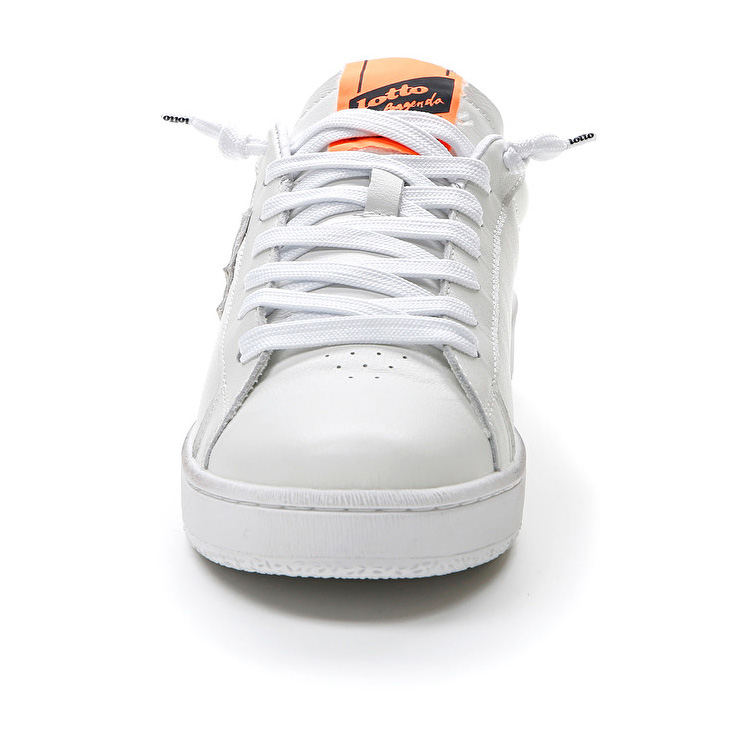 Lotto Autograph Block Sneakers White / Orange / Green | T84CUPCO