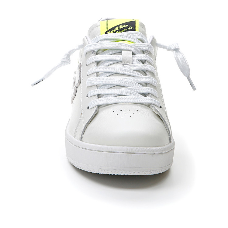 Lotto Autograph Block Sneakers White / Yellow / Black | 5OCIG2SS