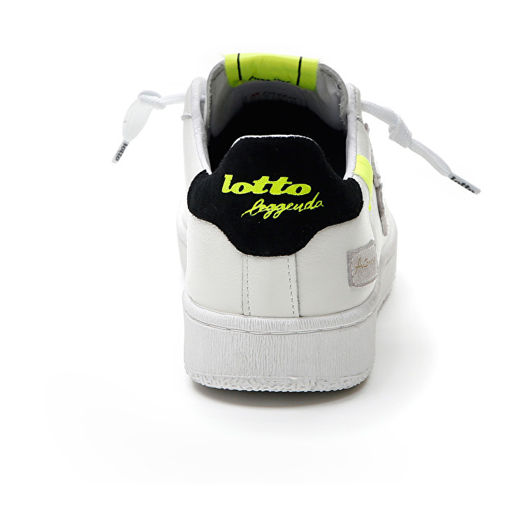 Lotto Autograph Block Sneakers White / Yellow / Black | 5OCIG2SS