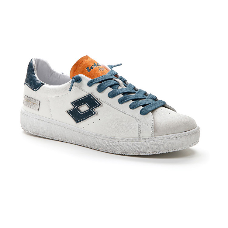 Lotto Autograph Fish Sneakers White / Blue | 5RYTSWEM