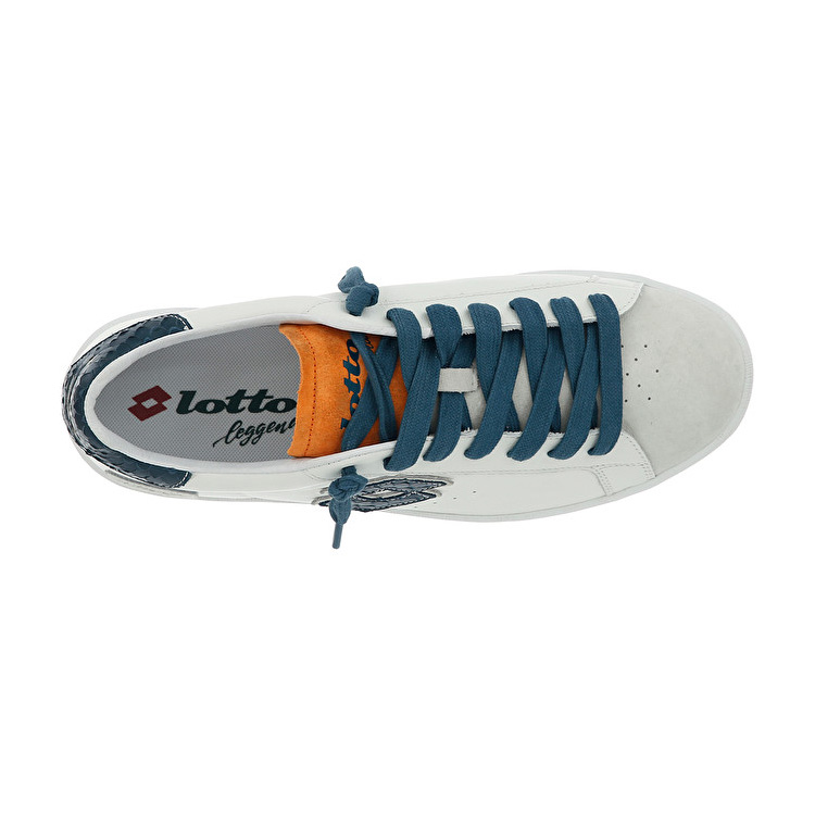 Lotto Autograph Fish Sneakers White / Blue | 5RYTSWEM