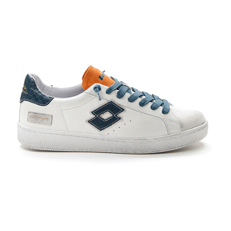 Lotto Autograph Fish Sneakers White / Blue | 5RYTSWEM