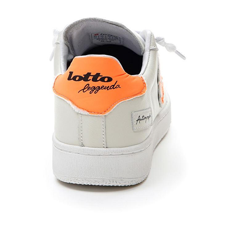 Lotto Autograph Fluo Sneakers White / Orange | OMSEKGBV